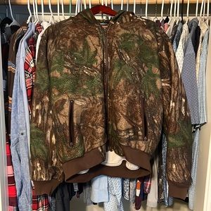 Vintage Camo Zip Up